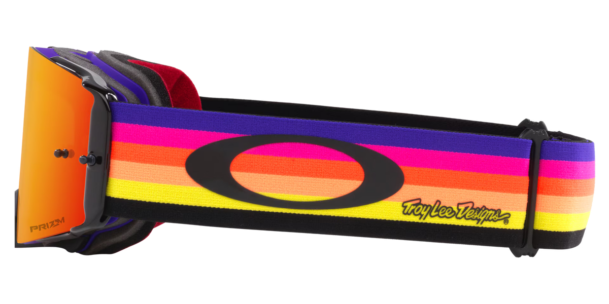 Oakley Men's Front Line Mx Troy Lee Designs Series Goggles - Neon