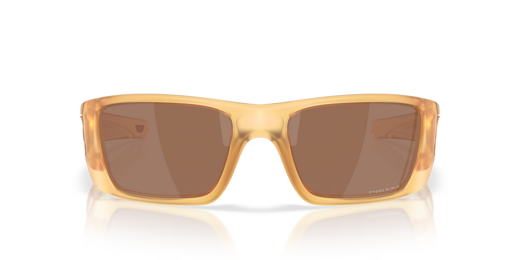 Oakley Men's Fuel Cell Sunglasses - Matte Transparent Light Curry