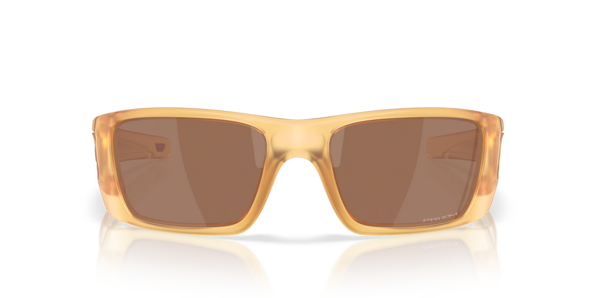 Oakley Men's Fuel Cell Sunglasses - Matte Transparent Light Curry