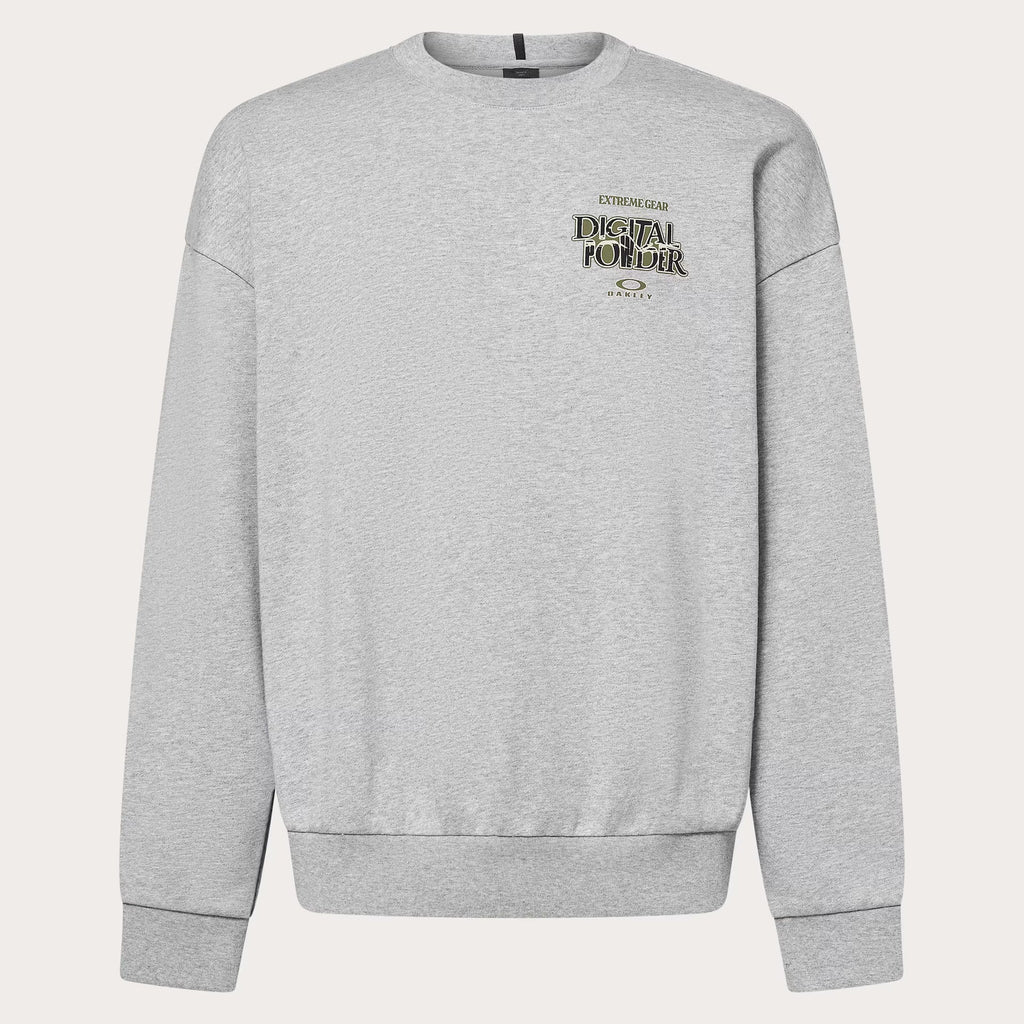 Oakley Men's Futurescape Powder Crewneck - New Granite Heather