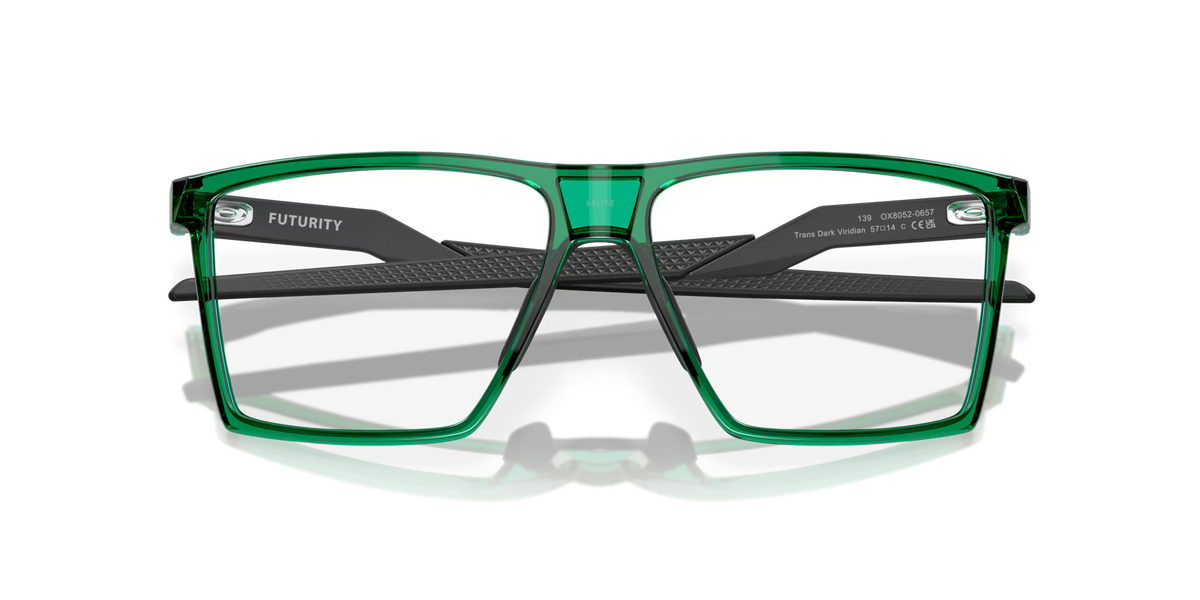 Oakley Men's Futurity Eyeglasses - Transparent Dark Viridian