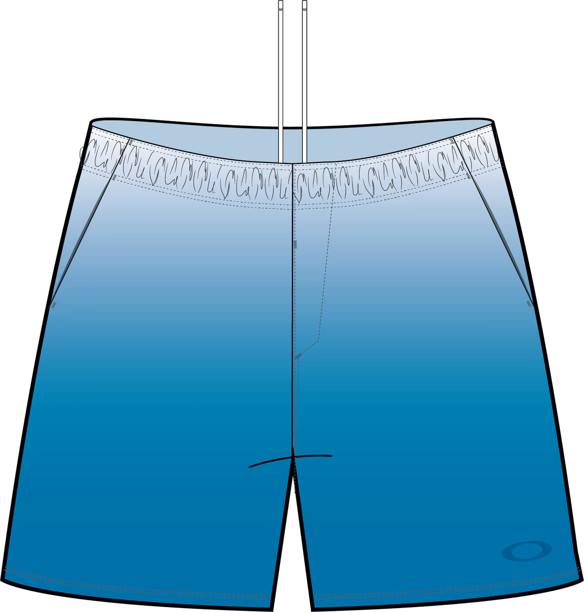 Oakley Men's Gradient 16'' Beachshort - Blue