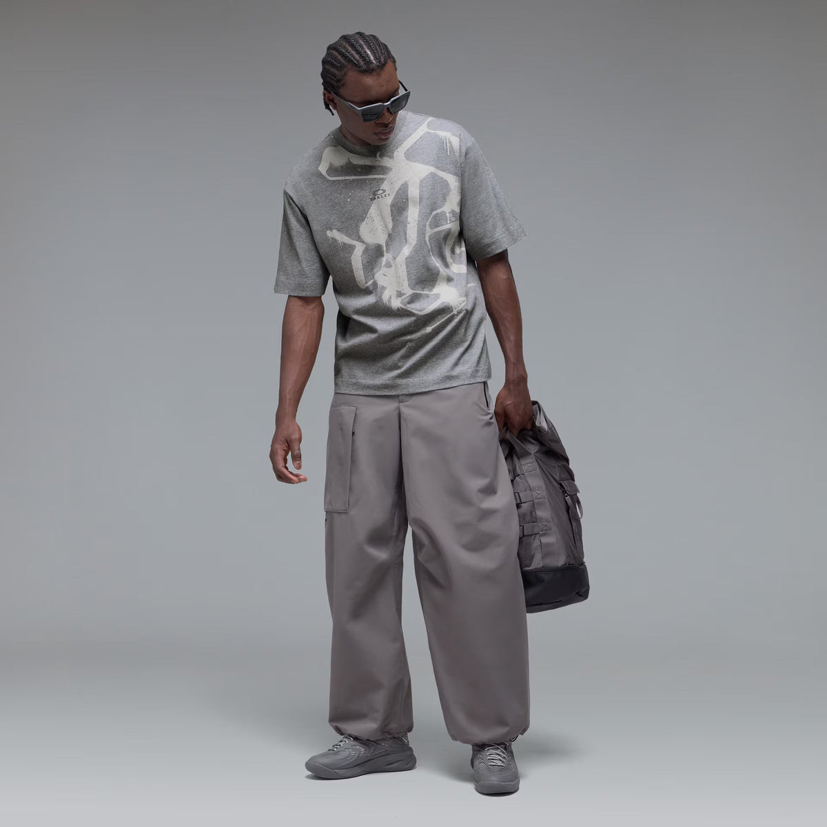 Oakley Men's Graffiti Camo Tee - Cement Melange