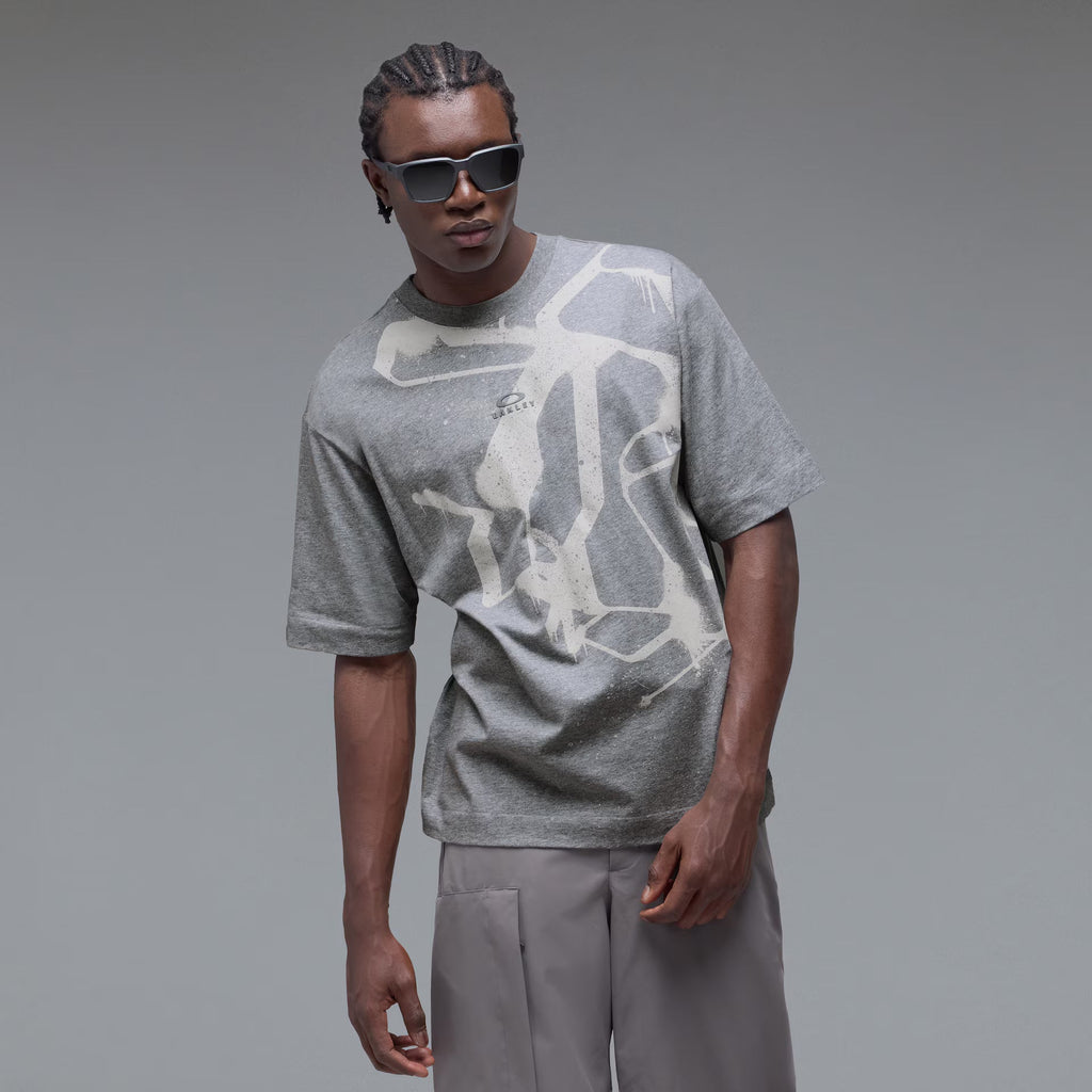 Oakley Men's Graffiti Camo Tee - Cement Melange