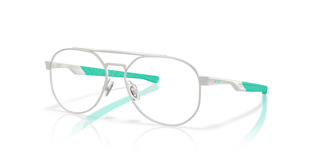 Oakley Men's Grand Piloto (youth Fit) Eyeglasses - Satin Chrome