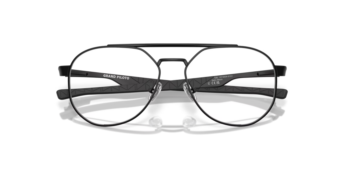 Oakley Men's Grand Piloto (youth Fit) Eyeglasses - Black