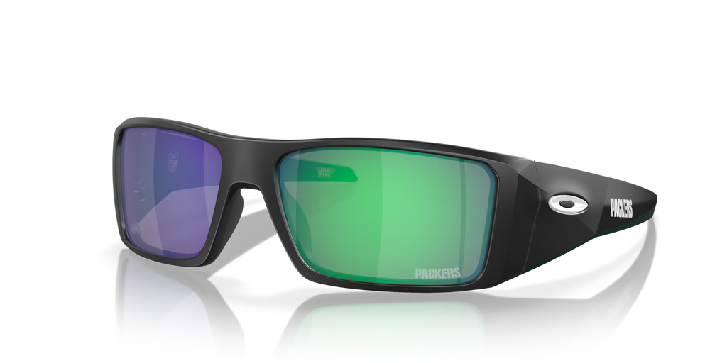 Oakley Men's Green Bay Packers Heliostat Sunglasses - Black