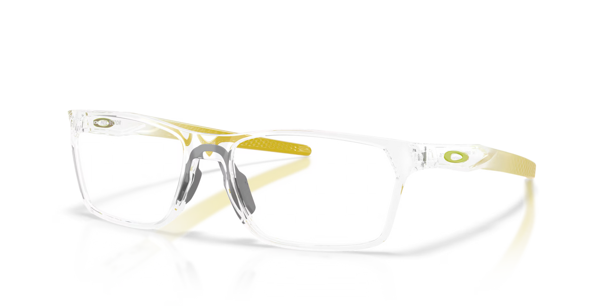 Oakley Men's Hex Jector Eyeglasses - Polished Clear