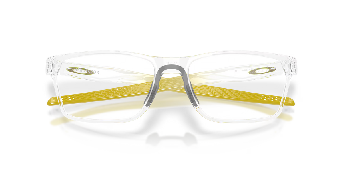 Oakley Men's Hex Jector Eyeglasses - Polished Clear