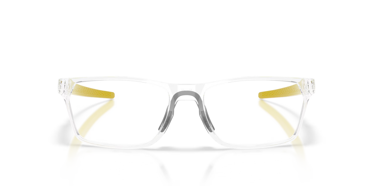 Oakley Men's Hex Jector Eyeglasses - Polished Clear