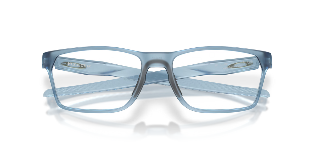 Oakley Men's Hex Jector Eyeglasses - Matte Transparent Abyss