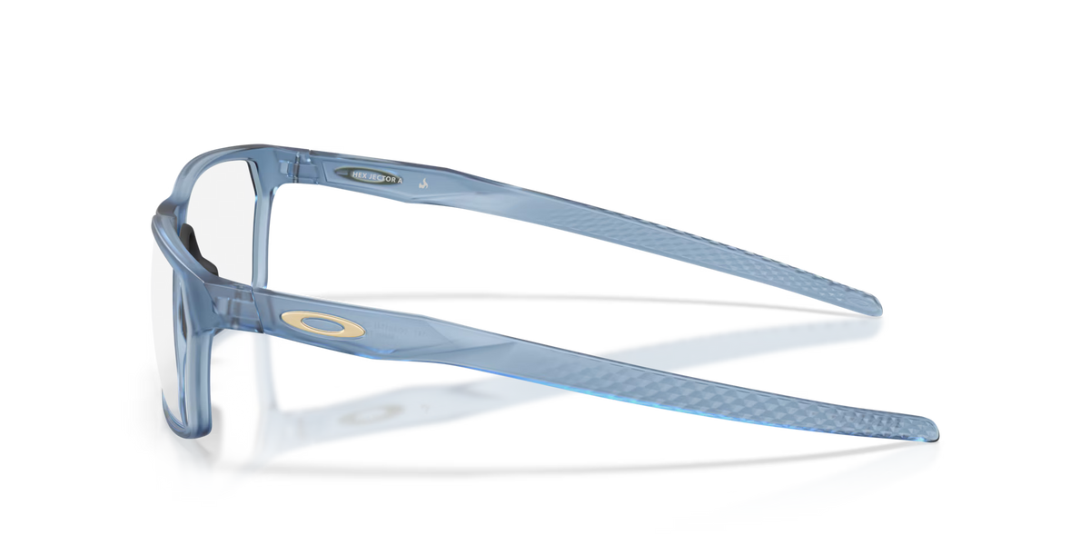 Oakley Men's Hex Jector (low Bridge Fit) Eyeglasses - Matte Transparent Abyss
