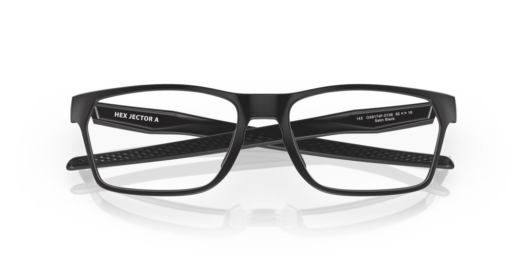 Oakley Men's Hex Jector (low Bridge Fit) Eyeglasses - Black