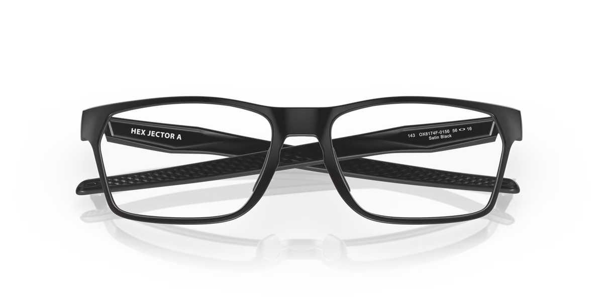 Oakley Men's Hex Jector (low Bridge Fit) Eyeglasses - Black