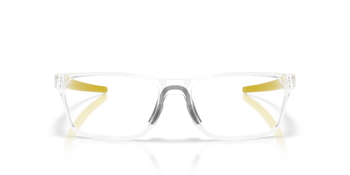 Oakley Men's Hex Jector (low Bridge Fit) Eyeglasses - Polished Clear