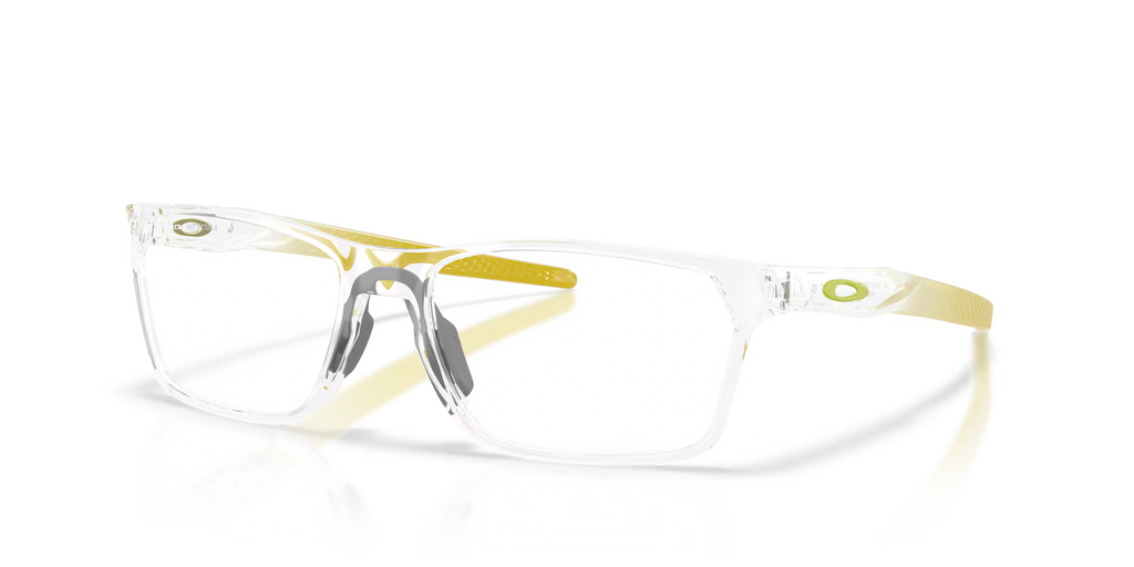 Oakley Men's Hex Jector (low Bridge Fit) Eyeglasses - Polished Clear