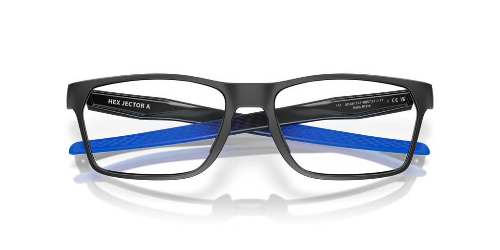 Oakley Men's Hex Jector (low Bridge Fit) Eyeglasses - Black