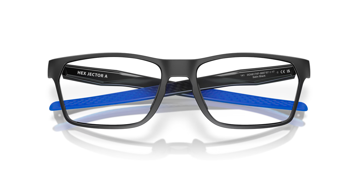 Oakley Men's Hex Jector (low Bridge Fit) Eyeglasses - Black