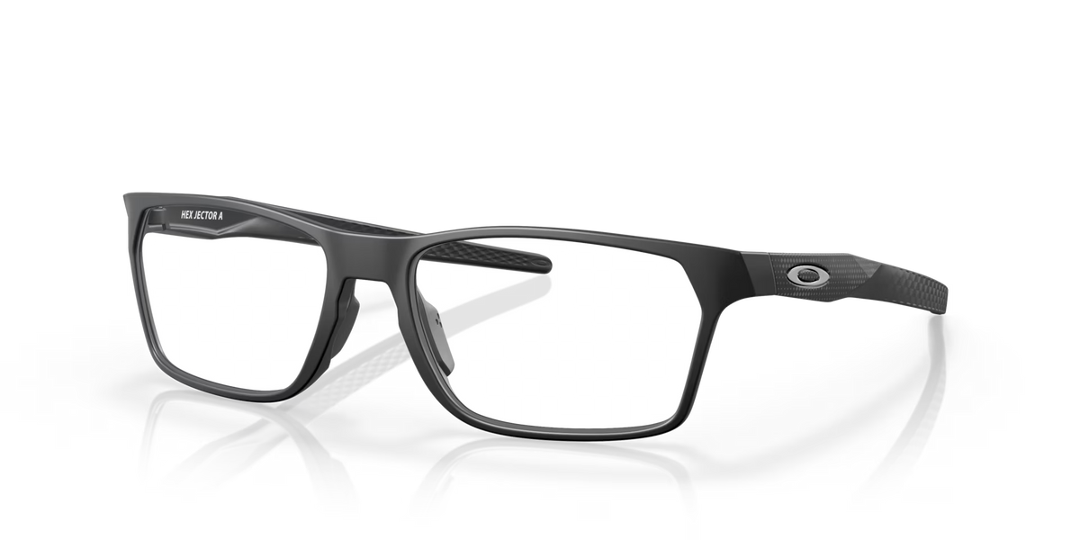 Oakley Men's Hex Jector (low Bridge Fit) Eyeglasses - Black