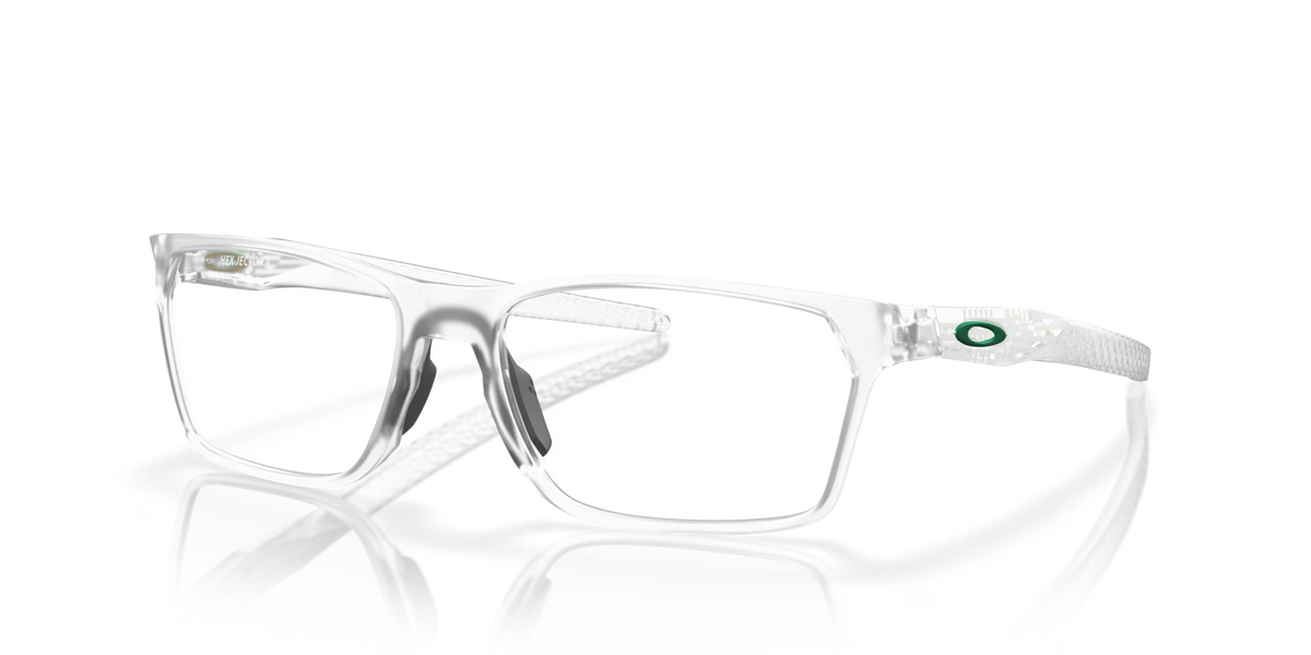 Oakley Men's Hex Jector (low Bridge Fit) Eyeglasses - Matte Clear