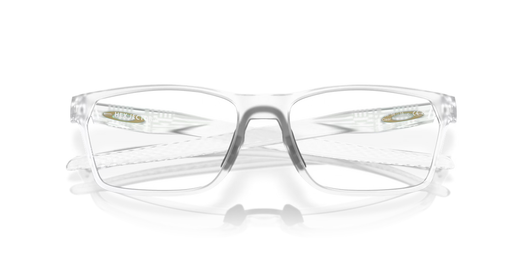 Oakley Men's Hex Jector (low Bridge Fit) Eyeglasses - Matte Clear