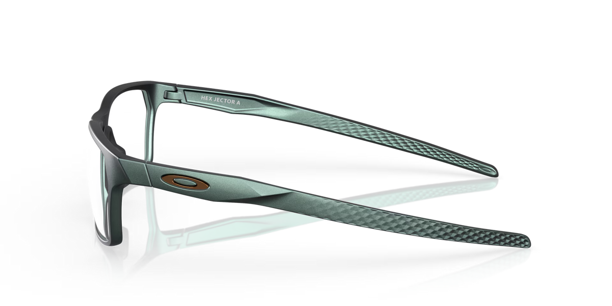 Oakley Men's Hex Jector (low Bridge Fit) Eyeglasses - Blue/Silver