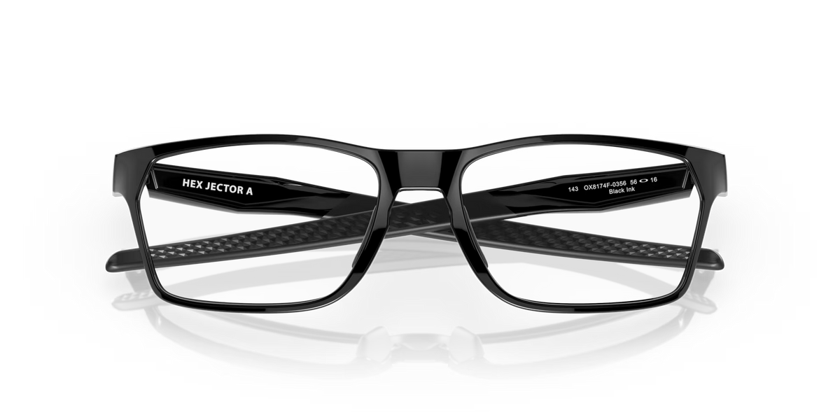 Oakley Men's Hex Jector (low Bridge Fit) Eyeglasses - Black
