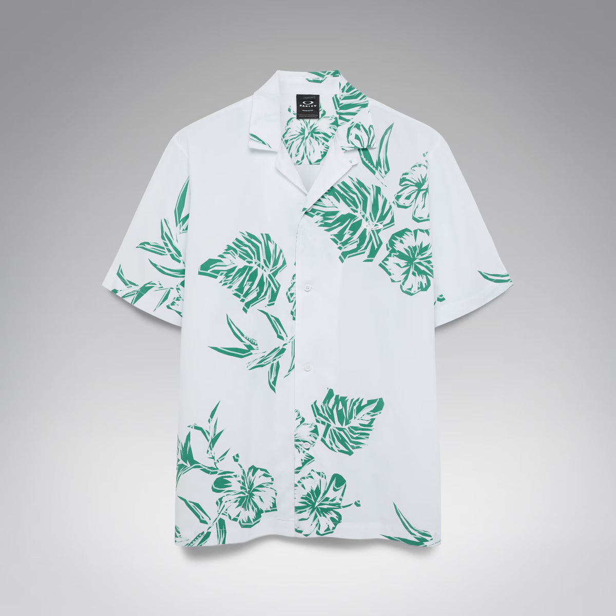 Oakley Men's Hibiscus Breeze Shirt - White/Green