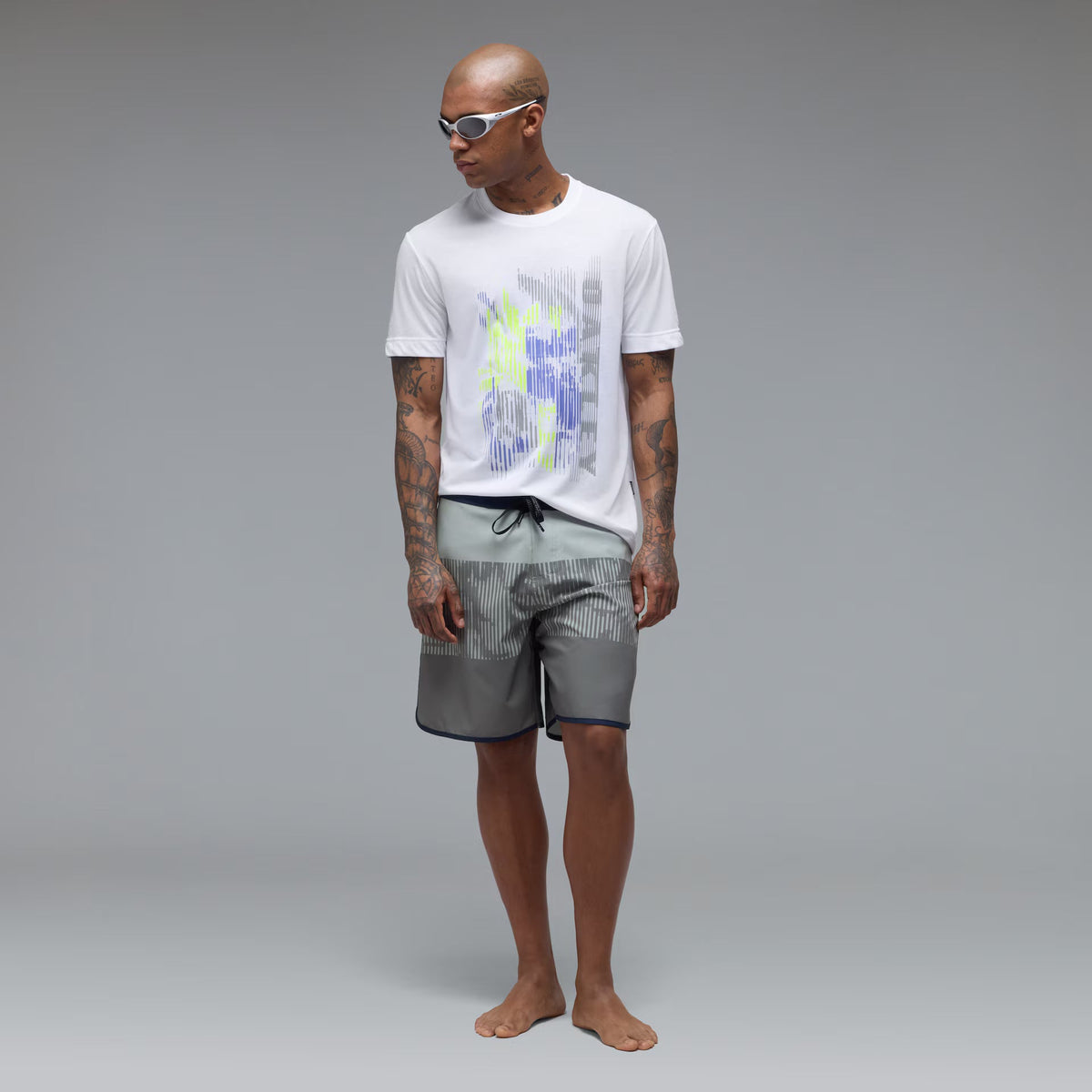 Oakley Men's Hibiscus Camo Tee - White