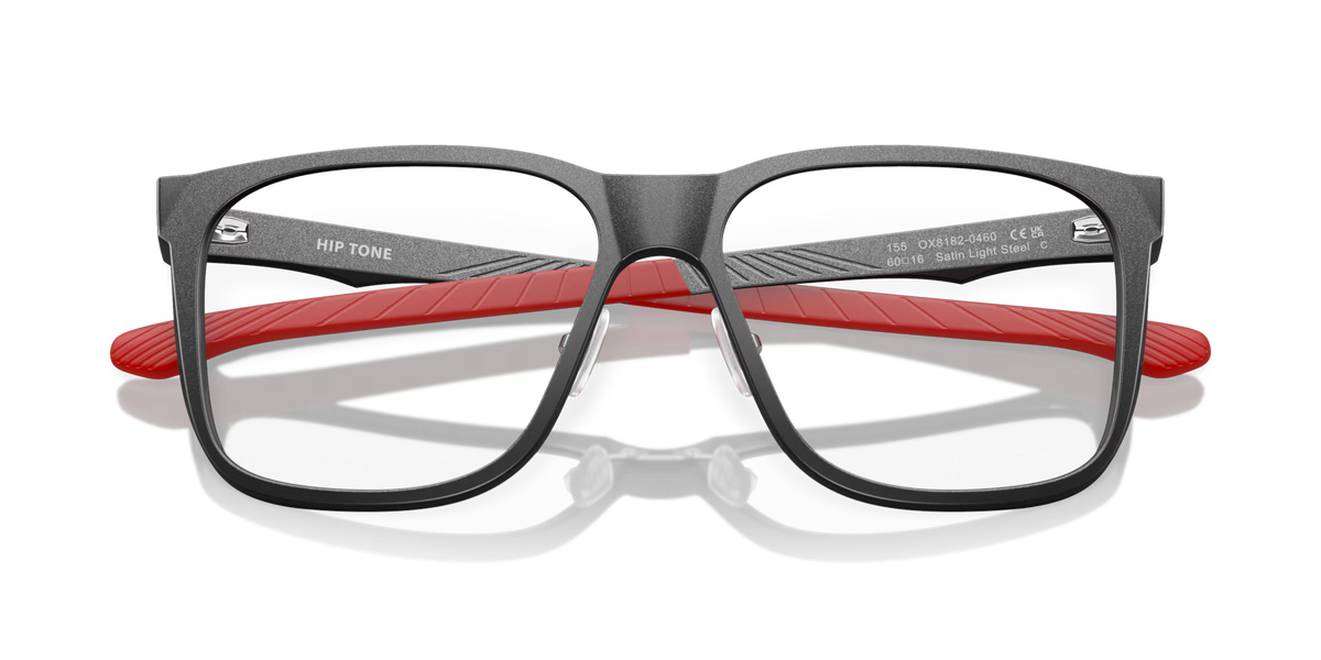 Oakley Men's Hip Tone Eyeglasses - Satin Light Steel