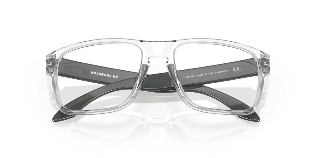Oakley Men's Holbrook Eyeglasses - Polished Clear