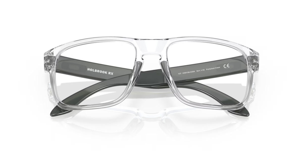 Oakley Men's Holbrook Eyeglasses - Polished Clear