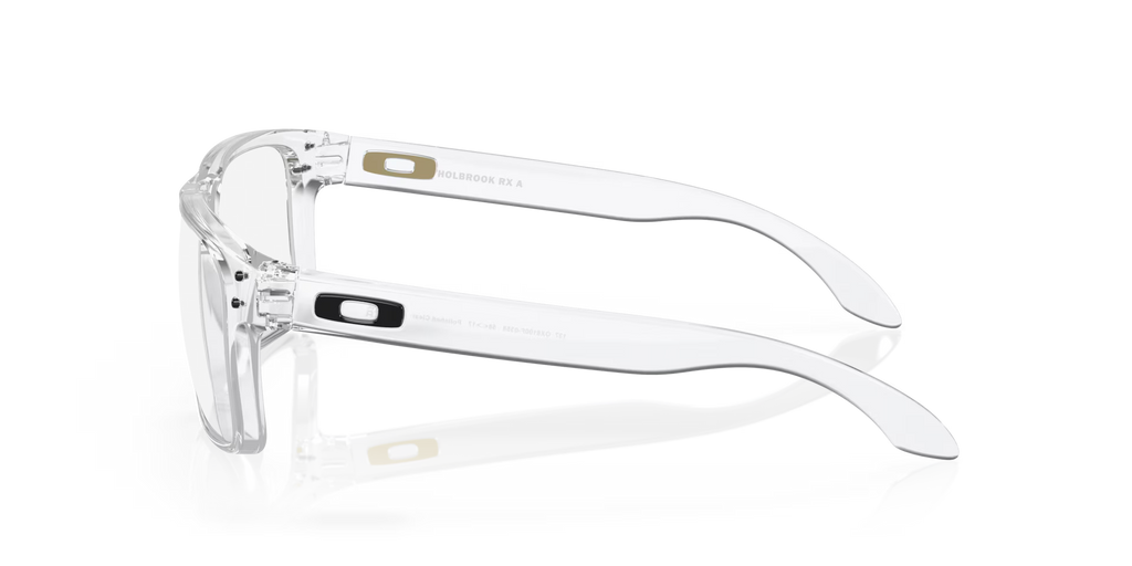 Oakley Men's Holbrook (low Bridge Fit) Eyeglasses - Polished Clear