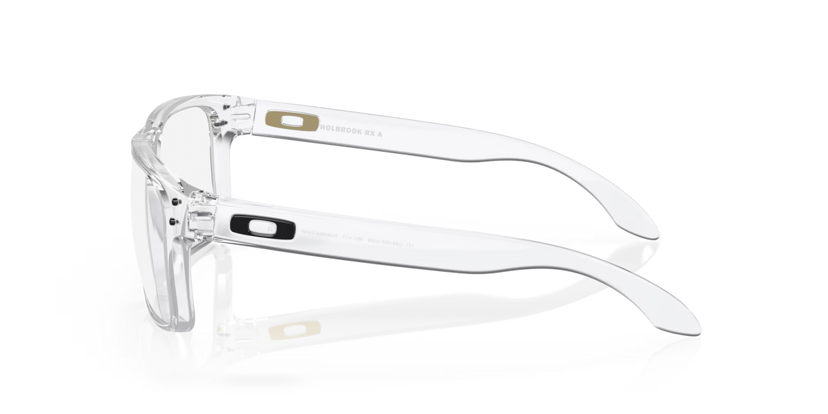 Oakley Men's Holbrook (low Bridge Fit) Eyeglasses - Polished Clear