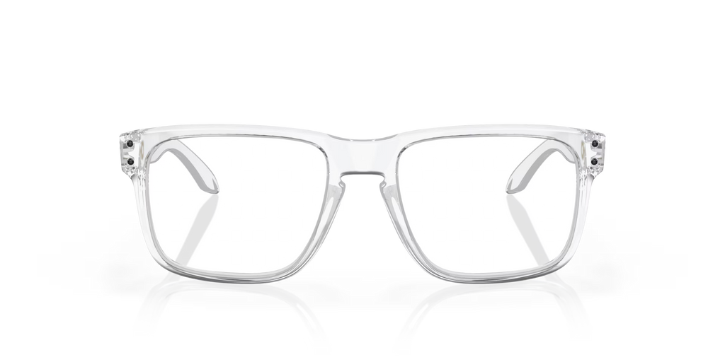 Oakley Men's Holbrook (low Bridge Fit) Eyeglasses - Polished Clear