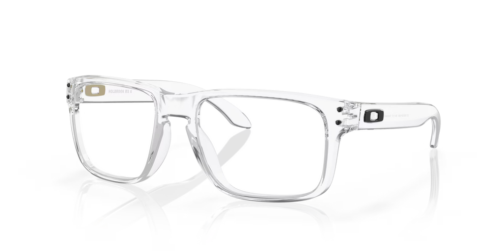 Oakley Men's Holbrook (low Bridge Fit) Eyeglasses - Polished Clear