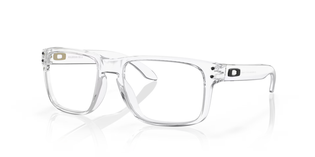 Oakley Men's Holbrook (low Bridge Fit) Eyeglasses - Polished Clear