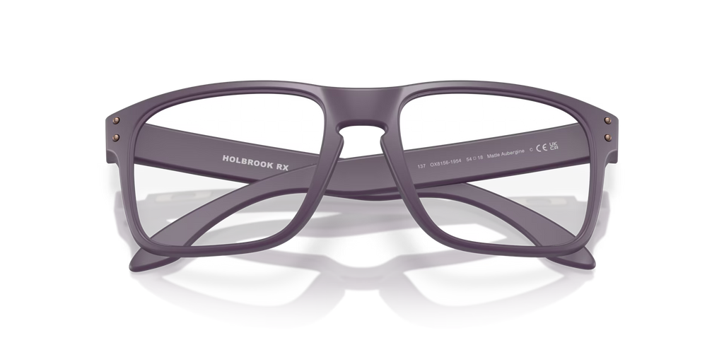 Oakley Men's Holbrook Obscura Collection Eyeglasses - Matte Aubergine