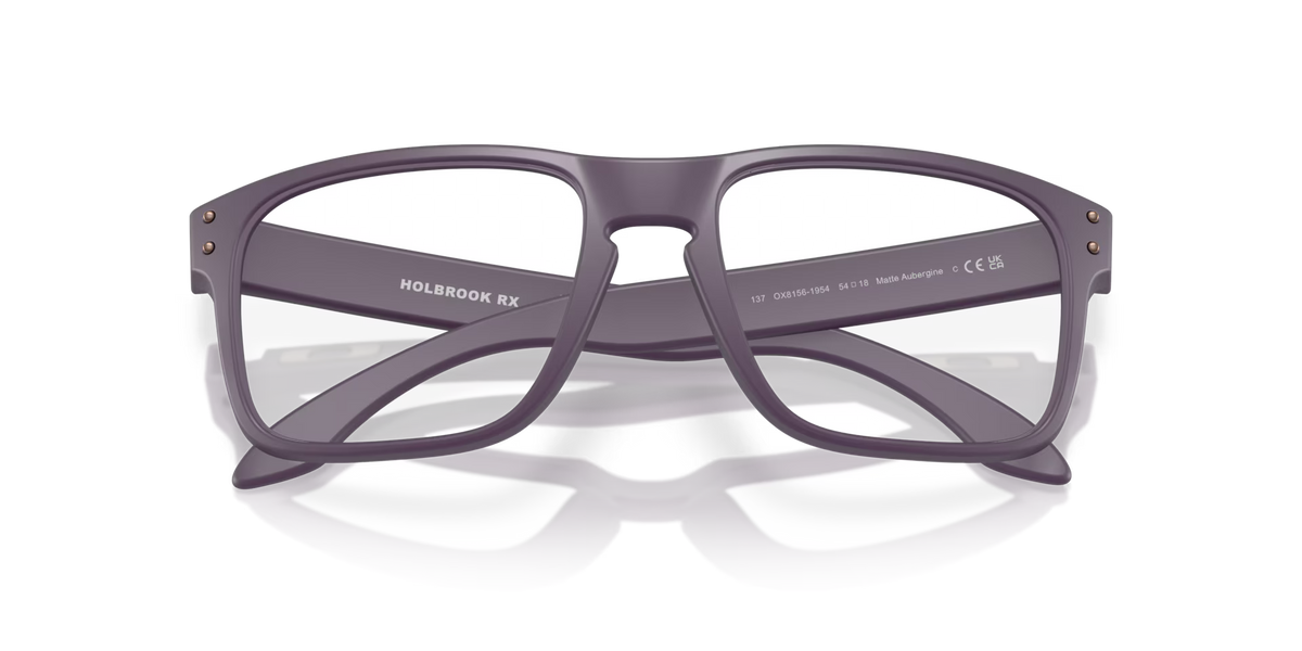 Oakley Men's Holbrook Obscura Collection Eyeglasses - Matte Aubergine