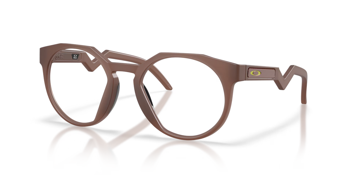Oakley Men's Hstn Eyeglasses - Transparent Mahogany