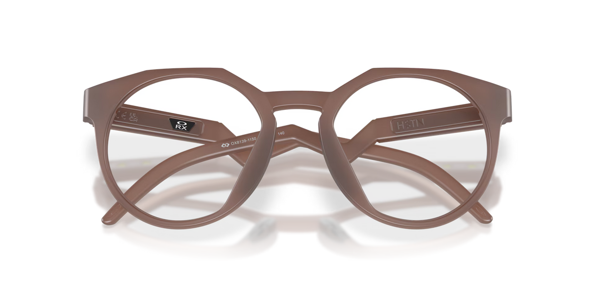 Oakley Men's Hstn Eyeglasses - Transparent Mahogany