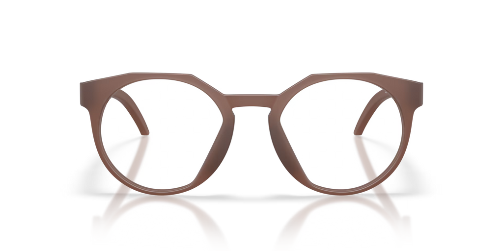Oakley Men's Hstn (low Bridge Fit) Eyeglasses - Transparent Mahogany