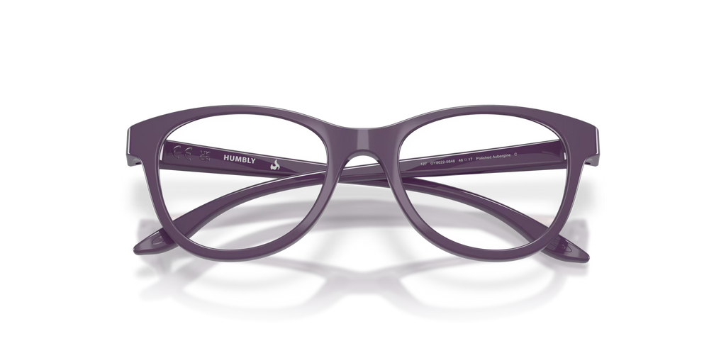 Oakley Men's Humbly (youth Fit) Eyeglasses - Aubergine