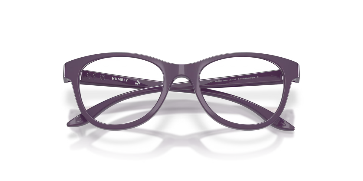 Oakley Men's Humbly (youth Fit) Eyeglasses - Aubergine