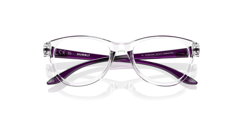 Oakley Men's Humbly (youth Fit) Eyeglasses - Polished Clear