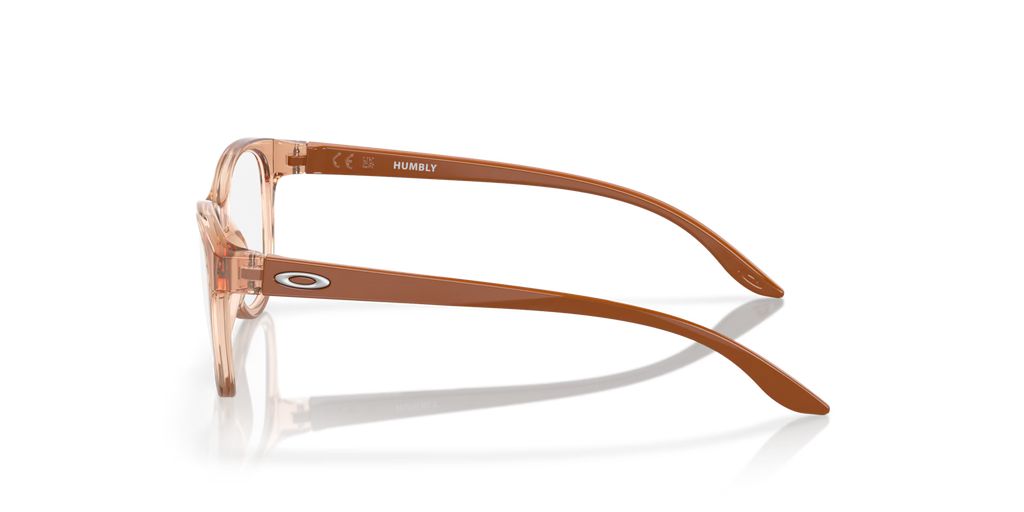 Oakley Men's Humbly (youth Fit) Eyeglasses - Polished Transparent Sepia