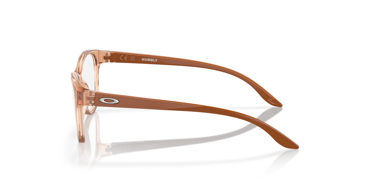 Oakley Men's Humbly (youth Fit) Eyeglasses - Polished Transparent Sepia