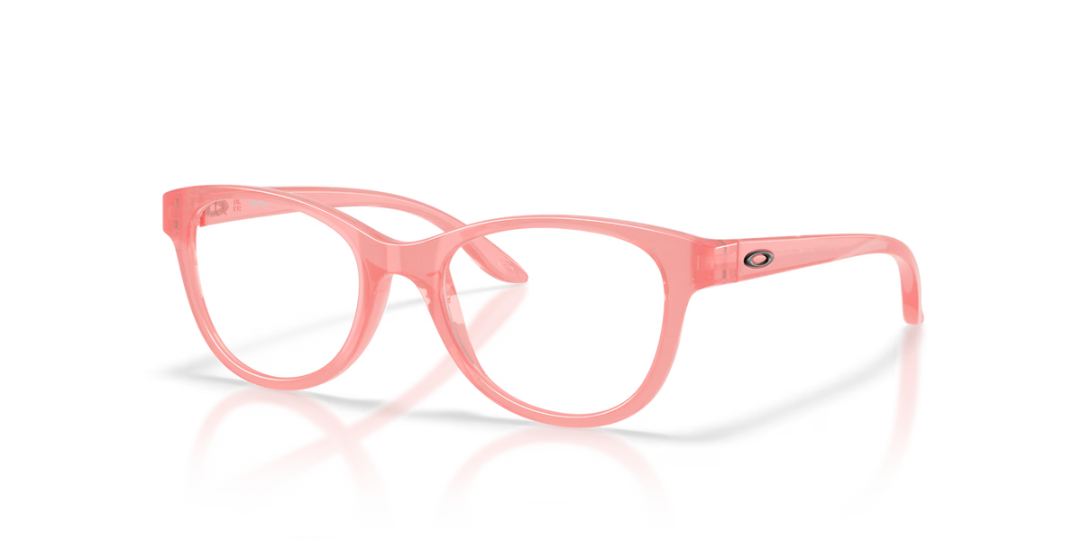 Oakley Men's Humbly (youth - Low Bridge Fit) Eyeglasses - Transparent Paloma