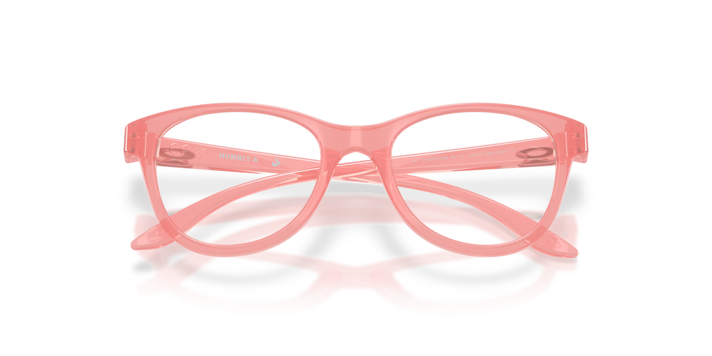Oakley Men's Humbly (youth - Low Bridge Fit) Eyeglasses - Transparent Paloma