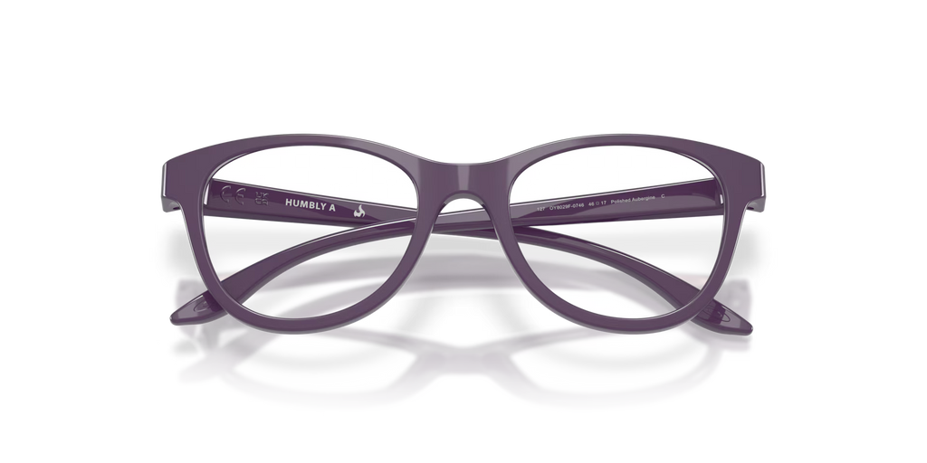 Oakley Men's Humbly (youth - Low Bridge Fit) Eyeglasses - Polished Aubergine